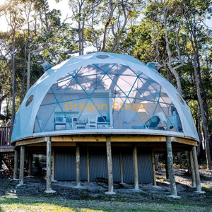 Tente de luxe transparente en usine, dôme de fête, Camping familial, voyage, station balnéaire