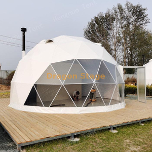 Maison de tente de dôme de partie de Glamping imperméable de complexe hôtelier de luxe avec la porte