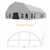 Tente en aluminium d'événement de polygone d'envergure de 15m