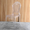 Nouvelle chaise princesse en cristal acrylique, chaise queen transparente, chaise en bambou PC intégrée, fournie par le fabricant