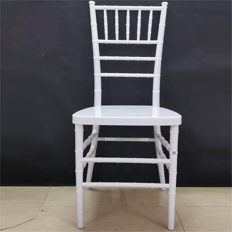 Chaise en bambou transparente, chaise en bambou en résine PC blanche, chaise en cristal acrylique, chaise de salle à manger d'hôtel, chaise en bambou de mariage en gros
