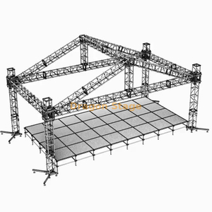 Système d'étape en aluminium fait sur commande de botte de studio de toit de lancement extérieur 6x6x4m