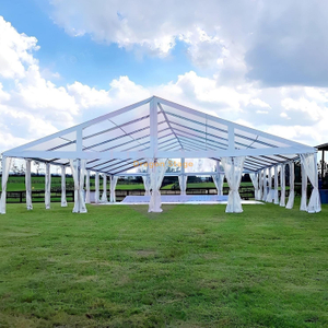 Clair 10*20m 20*50m 50*100m cadre en aluminium PVC couvrant tente de chapiteau pour la noce