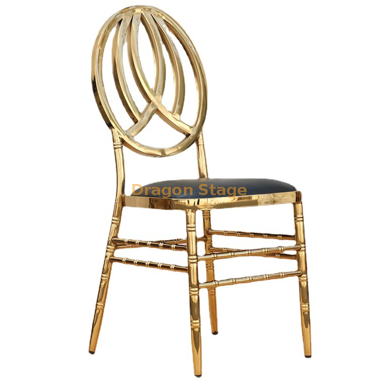 Chaises Phoenix Plaquées Or (6)