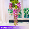 Wisteria tofu Pudding String Violets False Fleur Fleur de fleur de fleur Long Purple Red (12 bâtons)