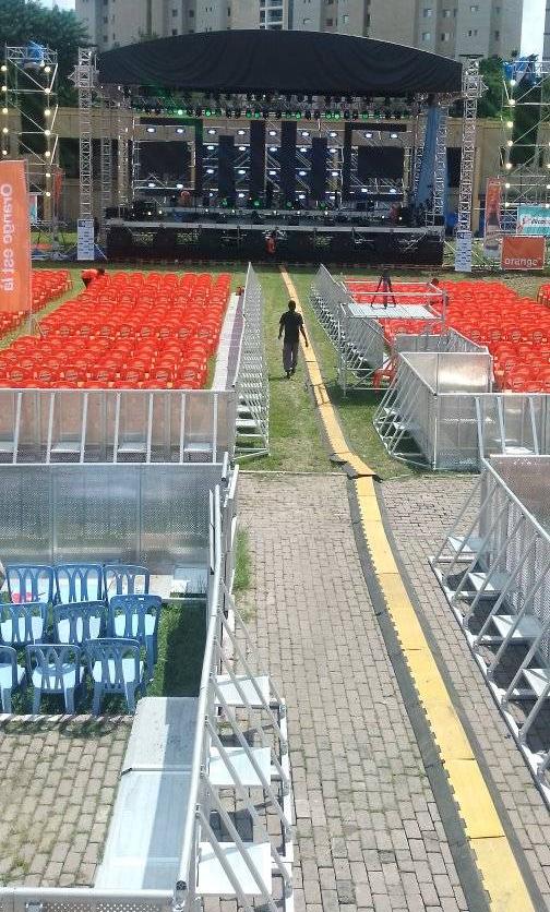 barricades en aluminium