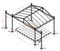 Concert Silver Columns Event Truss / Silver Stand Event Event Truss avec toit 12x10x8m