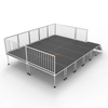 Kit de plate-forme de scène modulaire à verrouillage rapide 6,1 x 4,88 m