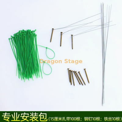 Feuille de banyan de simulation, feuille d'érable rouge, feuille de ginkgo, fausse branche intérieure, kit d'installation de motifs de fleurs pour le centre commercial