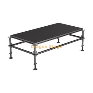 Aluminium Steel Portable Outdoor Concert Stage Platform 9.76x6.1m