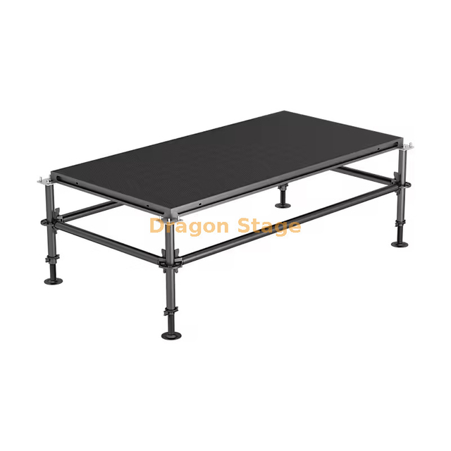 Aluminium Steel Portable Outdoor Concert Stage Platform 9.76x6.1m