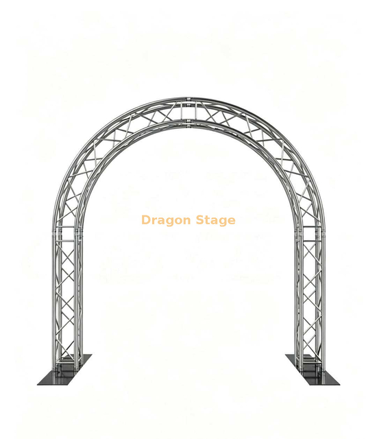 Arcade en treillis de boîte en aluminium pour la cérémonie de mariage 