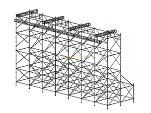Structure suspendue d'écran LED Ringlock à double rangée de 14x4x8m avec poutre en treillis de 14m