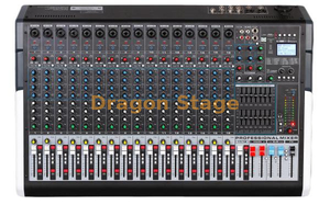 HTS16 Mélangeur audio professionnel 16 canaux avec effets DSP