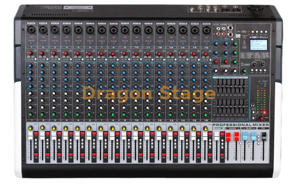 HTS16 Mélangeur audio professionnel 16 canaux avec effets DSP