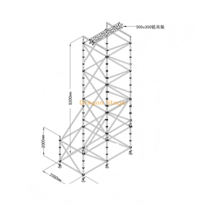 Botte de couche suspendue de haut-parleur personnalisée professionnelle de 8 m