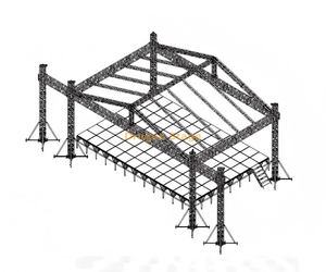 botte en aluminium professionnelle d'éclairage d'étape de concert d'événement de 14x6x6m