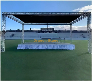 Truss de toit plat facile à assembler pour le terrain de sport 6x6x3m