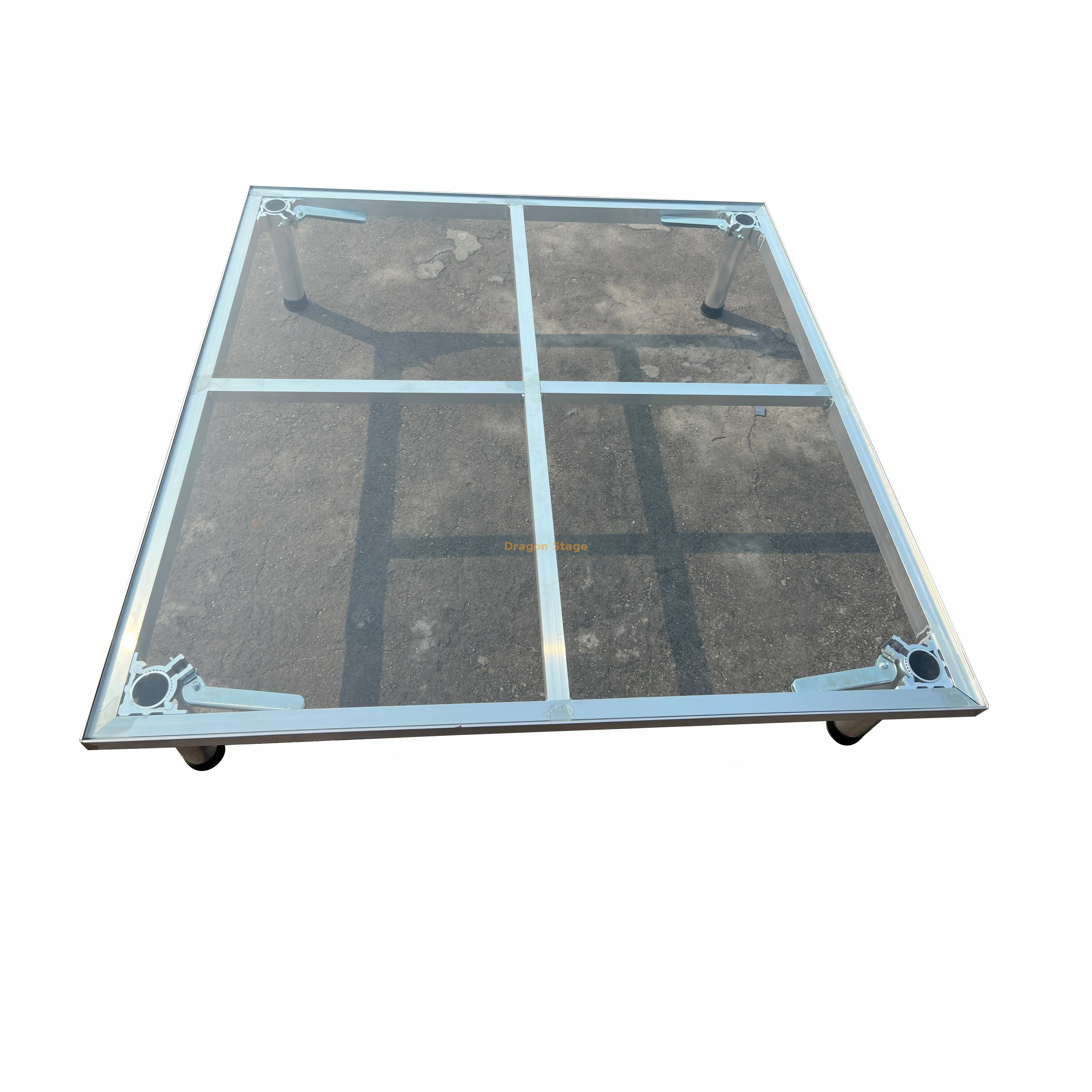 Sol de sc&egrave;ne en verre