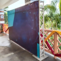 Système de fermes d"exposition modulaires en aluminium pour salons commerciaux, présentoirs de marque et stands d"événements