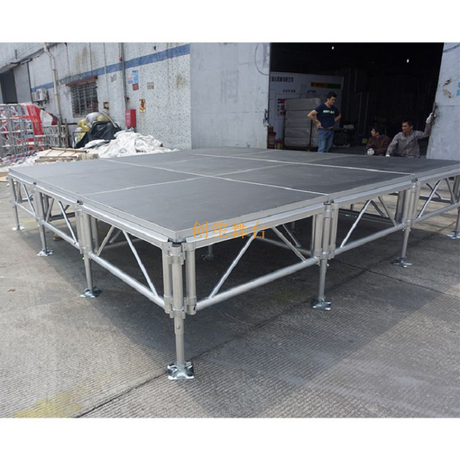 Plate-forme de scène extérieure de concert portable personnalisée 9x3m
