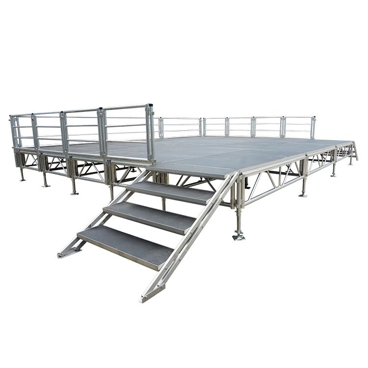 Balustrades d'étape modulaire en aluminium / balise / main-courte