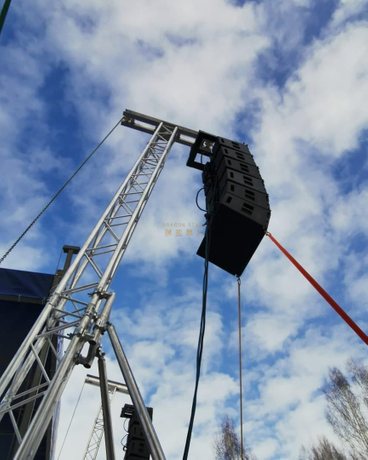 Système de pente-haut de la baisse de ligne de ligne en aluminium 8m