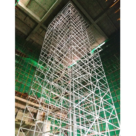 Tour d'échafaudage légère en aluminium pour hall d'entrée extérieur