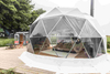 Grande tente transparente de glamping de dôme géodésique de Guangzhou à vendre