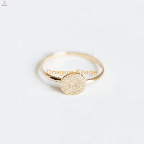 Bague de mariage personnalisée avec disque de lettres pour femmes et filles, Vintage, initiale personnalisée
