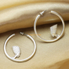 Haute qualité égyptienne reine néfertiti déclaration bijoux en acier inoxydable or grand cerceau boucles d'oreilles africaines pour les femmes 2020