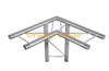 Truss d'éclairage portable à double tubes FT22-C30-H 35 × 2