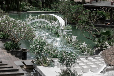 Étape acrylique de piscine facile à assembler portable