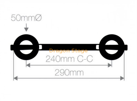 Boîte de jonction universelle à 4 voies en treillis plat F32 avec 4 demi-embouts