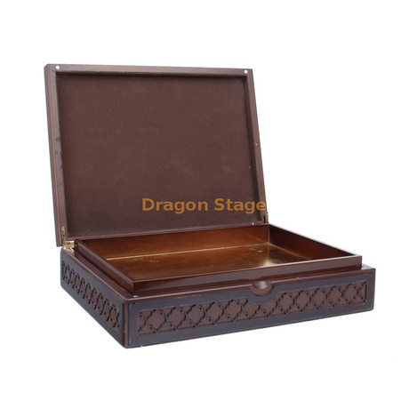 KSA Jeddah saison luxe offre spéciale nouveau design en bois chocolat date boîte-cadeau pour le ramadan