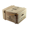 Prix ​​d'usine 2020 Grande boîte d'emballage de stockage de vin en bois inachevée