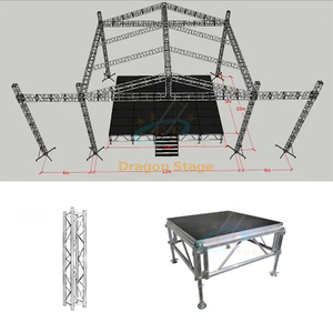 botte en aluminium de représentation de concert en plein air de botte d'événement de 10x9x8m avec 2 ailes 2m