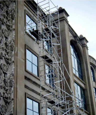 spécifications de l'échafaudage en porte-à-faux en aluminium