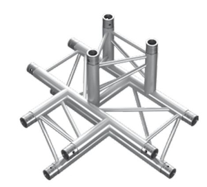 Tubes triangulaires PT33-T43 50×2 treillis en aluminium