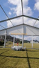 Tente de chapiteau de tente de noce transparente rouge Tente extérieure résistante aux UV de chapiteau d'événement de mariage pour des affaires de location