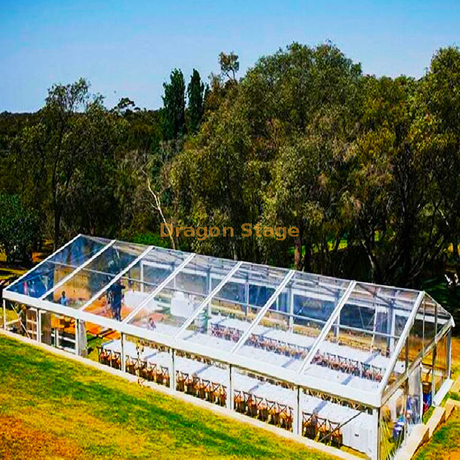 Tentes de mariage de luxe en plein air, résistantes à la pluie et au vent, chapiteau Transparent en aluminium pour fête de mariage, auvent pour l'afrique du sud
