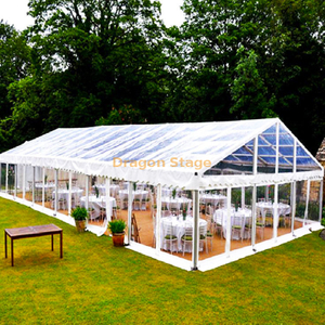 Tente de chapiteau en aluminium de stockage de tente de salon commercial Glamping avec le mur en verre imperméable à l'eau bon marché tentes d'auvent de noce