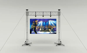  Système de pilier de tour en treillis de poteau de but en aluminium pour écran d'affichage à LED dans le concert d'événement extérieur 5x4m