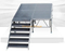 1,22 * 1,22m Concert Party Party Dance Outdoor Portable Portable Small Stage Plateforme Church Stage 2.44x2.44m 0,6-1m avec 1 escalier