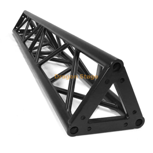 Truss d'éclairage triangulaire noir Truss de boulon noir