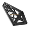 Truss d'éclairage triangulaire noir Truss de boulon noir