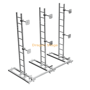 Support de support au sol pour mur d'écran LED en aluminium, ferme 8x4m