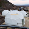 Tente de dôme de fête Glamping étanche en usine pour station de voyage avec porte