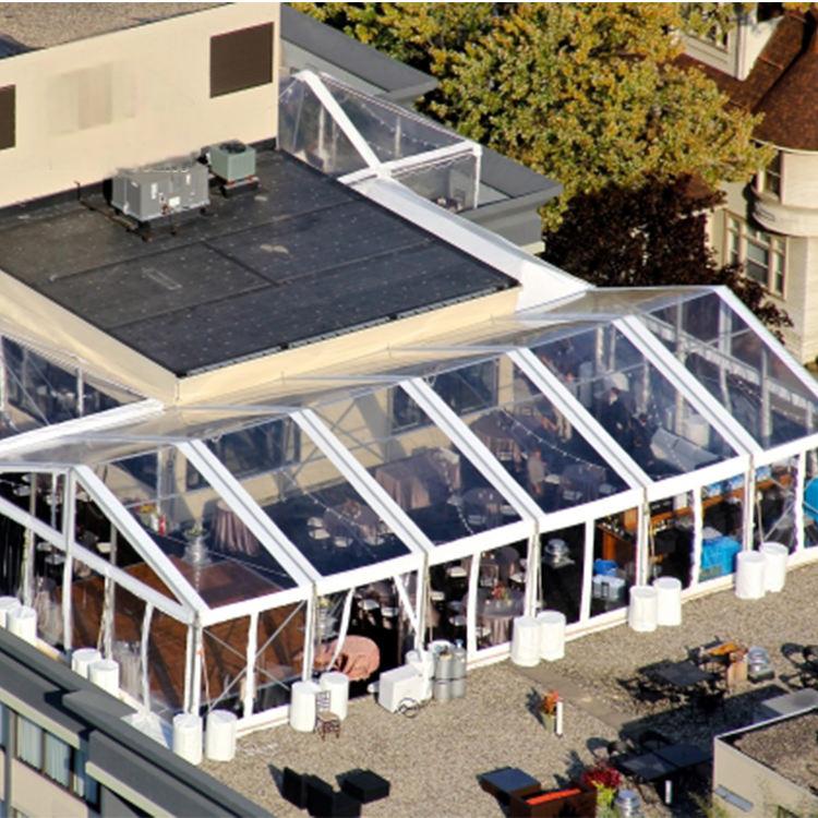 Tente de couverture transparente