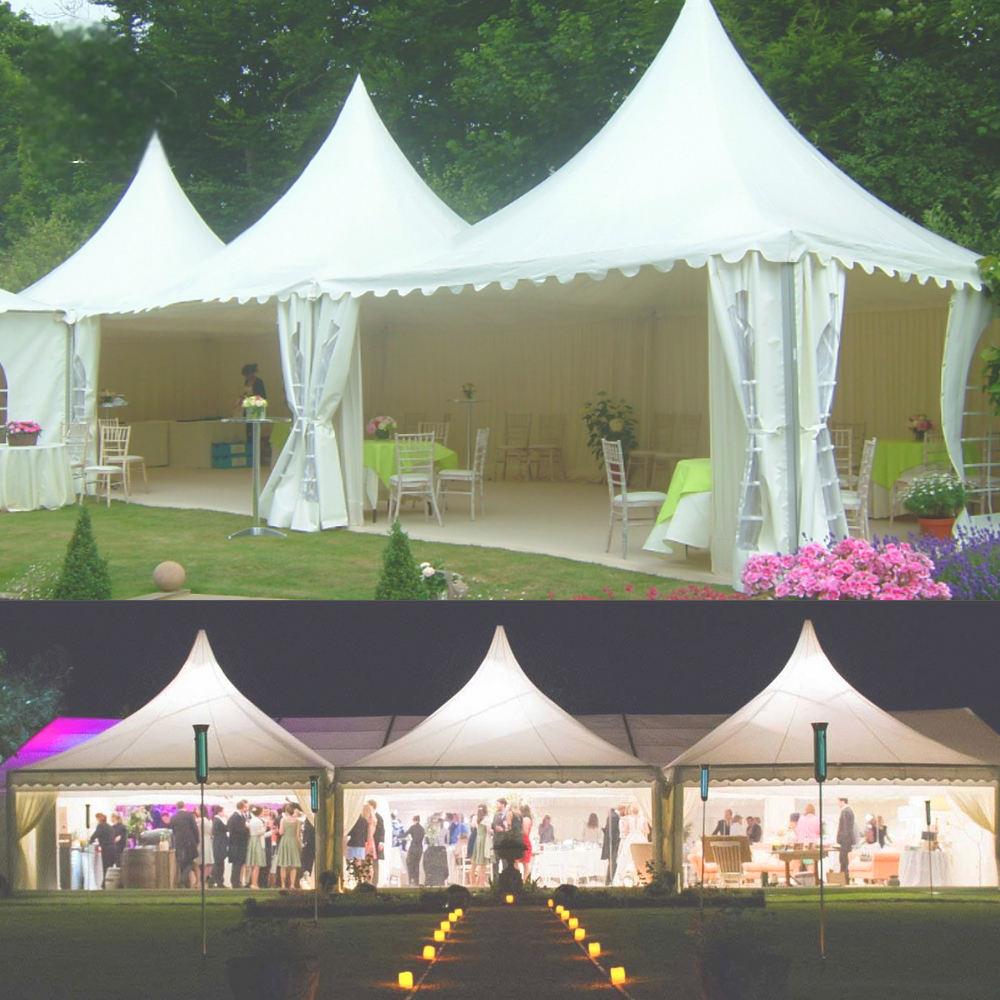 Tente de pagode de luxe en plein air pour fête